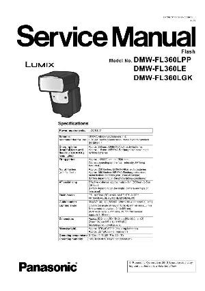 Сервисная инструкция Panasonic DMW-FL360LE ― Manual-Shop.ru