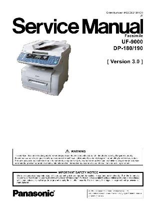Сервисная инструкция Panasonic DP-180, DP-190 ― Manual-Shop.ru