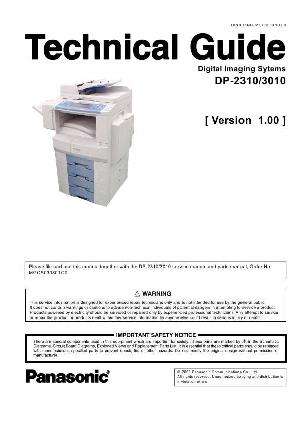 Сервисная инструкция Panasonic DP-2310, DP-3010, Technical Guide ― Manual-Shop.ru