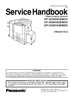 Сервисная инструкция Panasonic DP-3510, 3520, 3530 SERVICE HANDBOOK ― Manual-Shop.ru