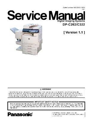 Сервисная инструкция Panasonic DP-C262, DP-C322 SERVICE MANUAL ― Manual-Shop.ru