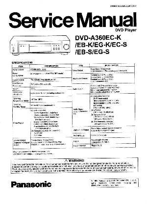 Сервисная инструкция Panasonic DVD-A360 ― Manual-Shop.ru
