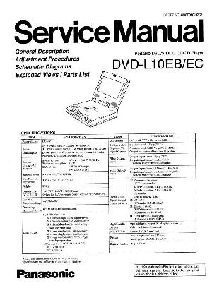 Сервисная инструкция Panasonic DVD-L10EB ― Manual-Shop.ru