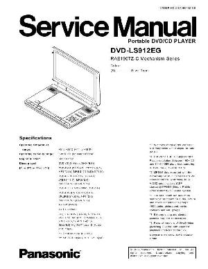 Сервисная инструкция Panasonic DVD-LS912EG ― Manual-Shop.ru