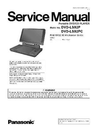 Сервисная инструкция Panasonic DVD-LS92P ― Manual-Shop.ru