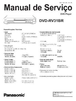 Сервисная инструкция Panasonic DVD-RV31BR ― Manual-Shop.ru