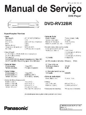 Сервисная инструкция Panasonic DVD-RV32BR ― Manual-Shop.ru