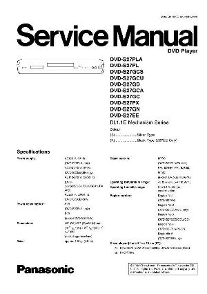 Сервисная инструкция Panasonic DVD-S27EE ― Manual-Shop.ru