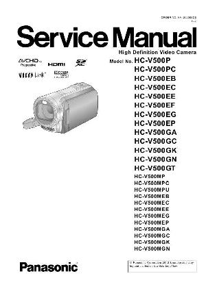 Сервисная инструкция Panasonic HC-V500 ― Manual-Shop.ru