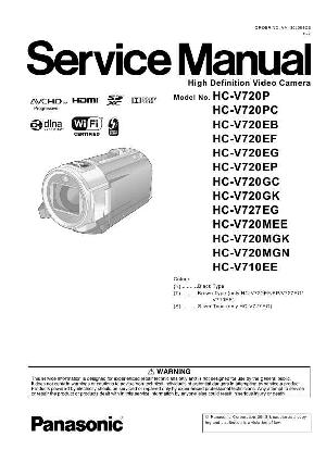 Сервисная инструкция Panasonic HC-V710EE, HC-V720MEE ― Manual-Shop.ru