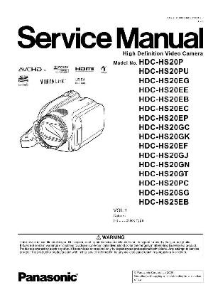 Сервисная инструкция Panasonic HDC-HS20, HDC-HS25 ― Manual-Shop.ru