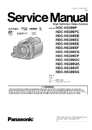 Сервисная инструкция Panasonic HDC-HS300 ― Manual-Shop.ru