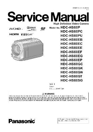 Сервисная инструкция Panasonic HDC-HS60 ― Manual-Shop.ru