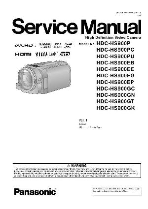 Сервисная инструкция Panasonic HDC-HS900 ― Manual-Shop.ru