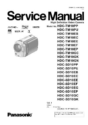 Сервисная инструкция Panasonic HDC-SD10, HDC-TM10 ― Manual-Shop.ru