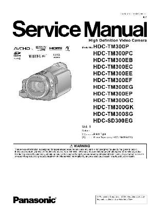 Сервисная инструкция Panasonic HDC-SD300, HDC-TM300 ― Manual-Shop.ru
