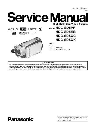 Сервисная инструкция Panasonic HDC-SD5 ― Manual-Shop.ru