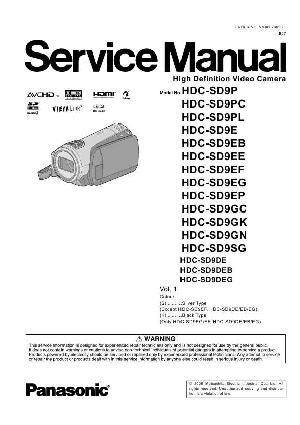 Сервисная инструкция Panasonic HDC-SD9 ― Manual-Shop.ru
