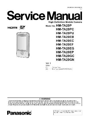 Сервисная инструкция Panasonic HM-TA20 VOL.1 ― Manual-Shop.ru