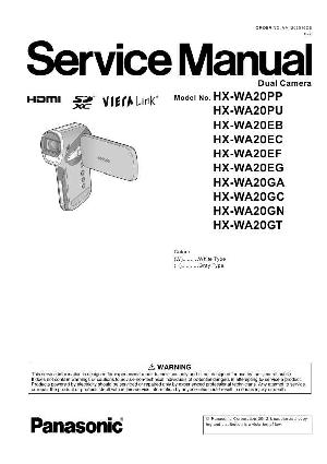 Сервисная инструкция Panasonic HX-WA20 ― Manual-Shop.ru