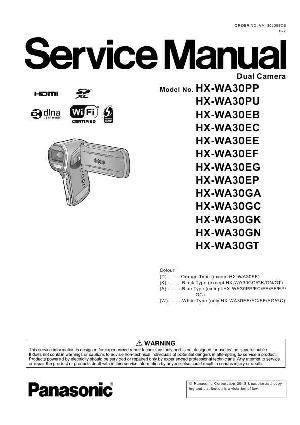 Сервисная инструкция Panasonic HX-WA30 ― Manual-Shop.ru