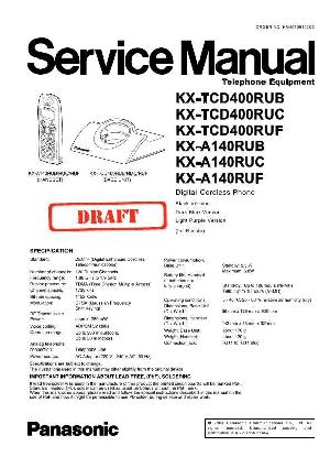 Сервисная инструкция Panasonic KX-A140RU ― Manual-Shop.ru