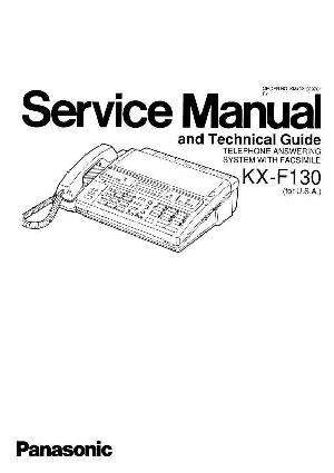 Сервисная инструкция Panasonic KX-F130 ― Manual-Shop.ru