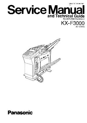 Сервисная инструкция Panasonic KX-F3000 ― Manual-Shop.ru