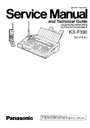 Сервисная инструкция Panasonic KX-F390 ― Manual-Shop.ru