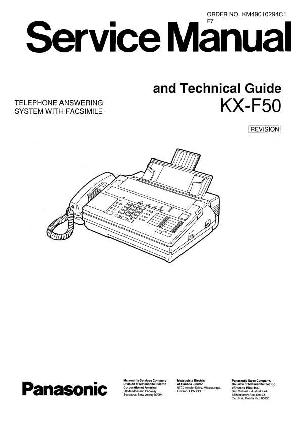 Сервисная инструкция Panasonic KX-F50 ― Manual-Shop.ru