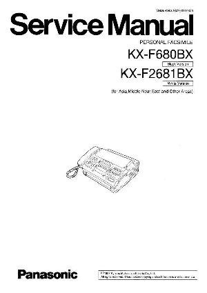 Сервисная инструкция Panasonic KX-F680BX ― Manual-Shop.ru