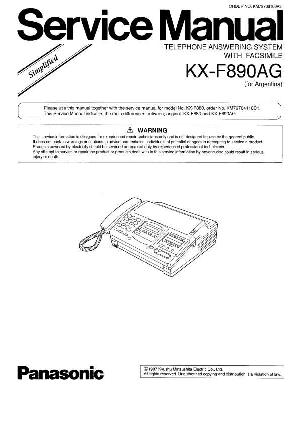 Сервисная инструкция Panasonic KX-F890AG ― Manual-Shop.ru