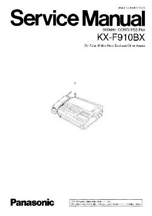 Сервисная инструкция Panasonic KX-F910BX ― Manual-Shop.ru