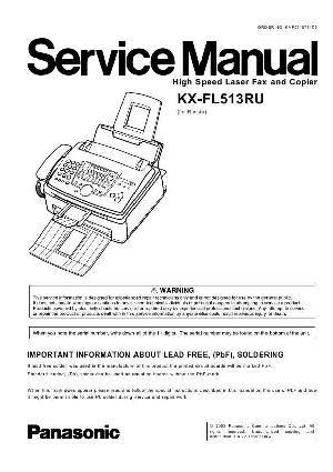Сервисная инструкция Panasonic KX-FL513RU ― Manual-Shop.ru