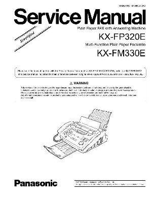 Сервисная инструкция Panasonic KX-FM330E ― Manual-Shop.ru