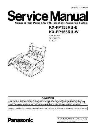 Service manual Panasonic KX-FP158RU ― Manual-Shop.ru