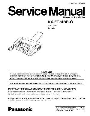 Service manual Panasonic KX-FT74BR-G ― Manual-Shop.ru
