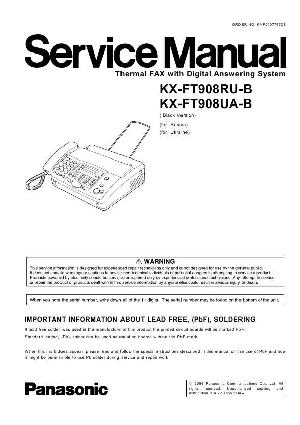 Сервисная инструкция Panasonic KX-FT908 ― Manual-Shop.ru