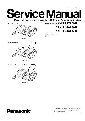 Service manual Panasonic KX-FT982LS, KX-FT984LS, KX-FT988LS ― Manual-Shop.ru