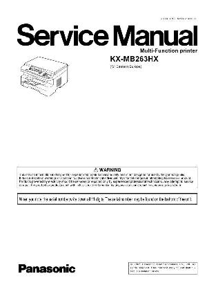 Service manual Panasonic KX-MB263HX ― Manual-Shop.ru