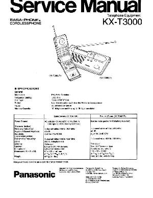 Сервисная инструкция Panasonic KX-T3000 ― Manual-Shop.ru