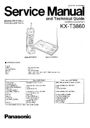 Service manual Panasonic KX-T3860 ― Manual-Shop.ru