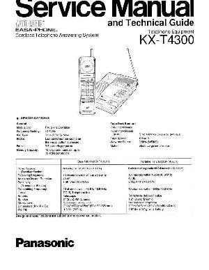 Сервисная инструкция Panasonic KX-T4300 ― Manual-Shop.ru