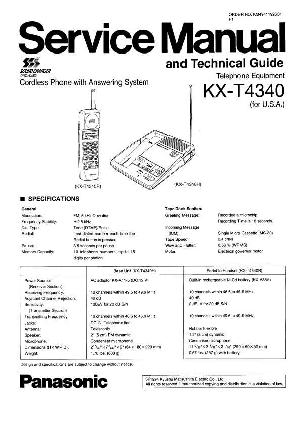 Сервисная инструкция Panasonic KX-T4340 ― Manual-Shop.ru