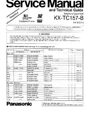 Сервисная инструкция Panasonic KX-TC157-B ― Manual-Shop.ru