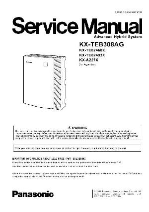 Сервисная инструкция Panasonic KX-TEB308AG ― Manual-Shop.ru