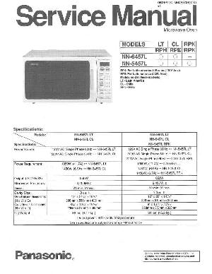 Сервисная инструкция Panasonic NN-6457L, NN-5457L  ― Manual-Shop.ru
