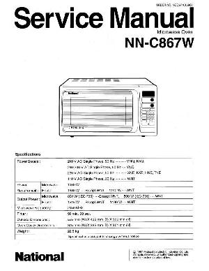 Сервисная инструкция Panasonic NN-C867W ― Manual-Shop.ru