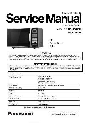 Сервисная инструкция Panasonic NN-CT641M, NN-CT651M ― Manual-Shop.ru