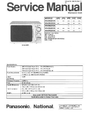 Сервисная инструкция Panasonic NN-M426WA ― Manual-Shop.ru